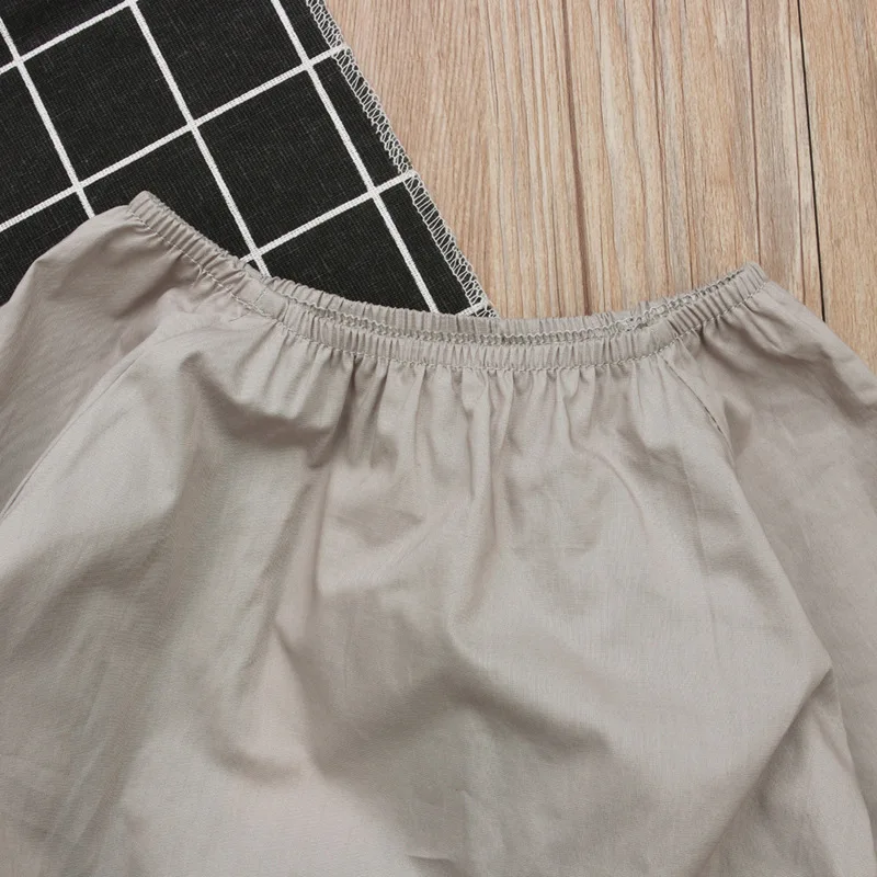 Модная одежда для маленьких девочек комбинезон новорожденных с оборками и