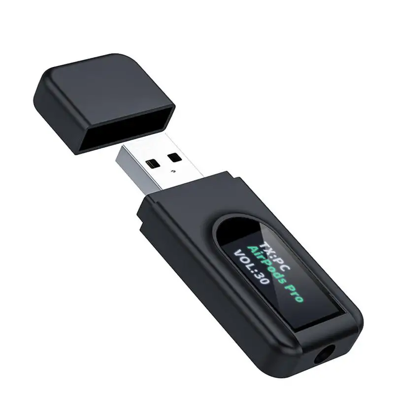 5 0 Bluetooth адаптер беспроводной ЖК дисплей USB приемник музыкальный аудио передатчик