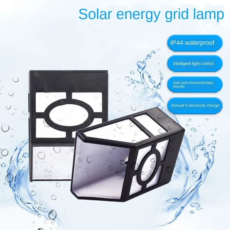 Ретро светодиодный светильник на солнечной батарее настенный уличный