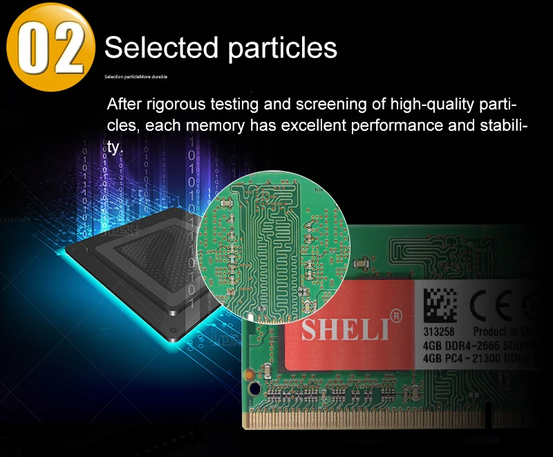 SHELI новые ноутбуки памяти 4 Гб 1RX16 PC4-21300S DDR4 2666 МГц 1,2 в SO-DIMM CL19 памяти ноутбука