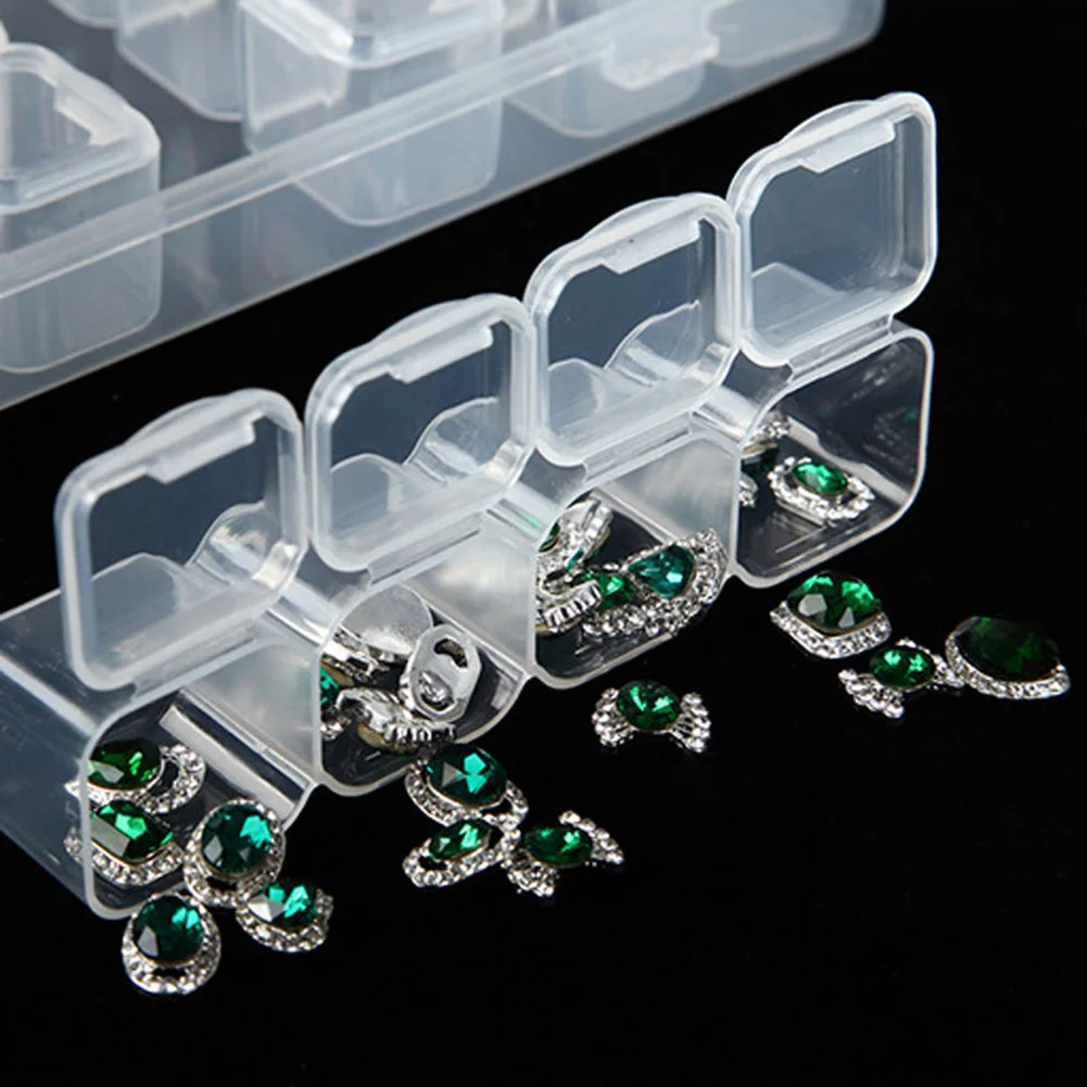 Пластиковый органайзер для таблеток 28 сеток регулируемый ювелирных изделий