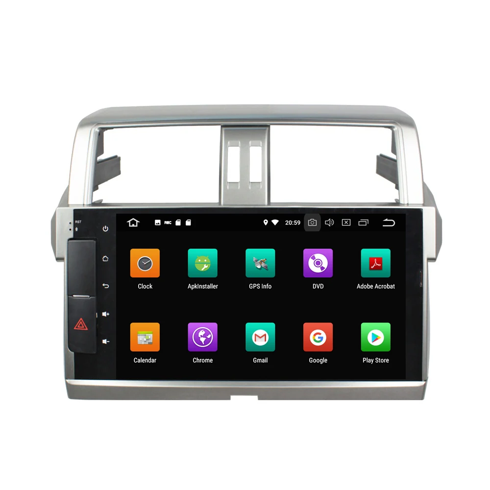 10 1 Octa Core Android 9 0 автомобильный радиоприемник DVD GPS для Toyota Prado 150 Land Cruiser 2010 2017