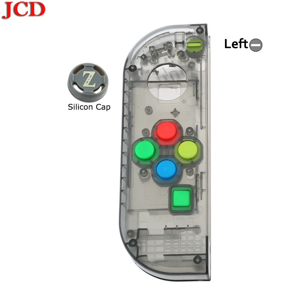 JCD прозрачный цвет DIY для Joy-Con корпус чехол для kingd контроллер NS оболочка игровая консоль для переключателя влево или вправо