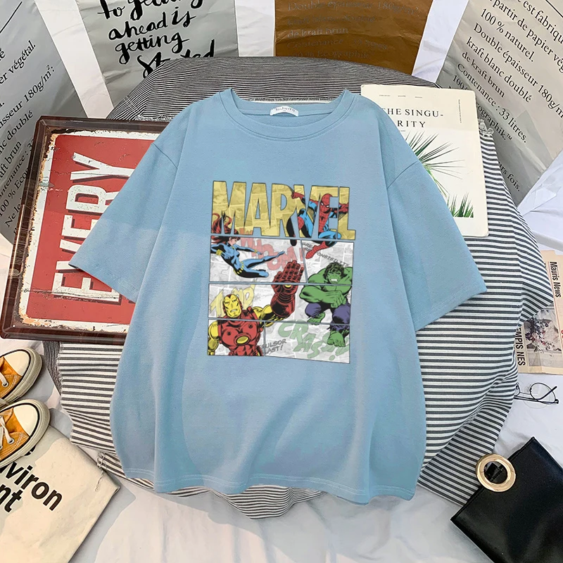 Футболка женская с коротким рукавом стильная модная повседневная рубашка в