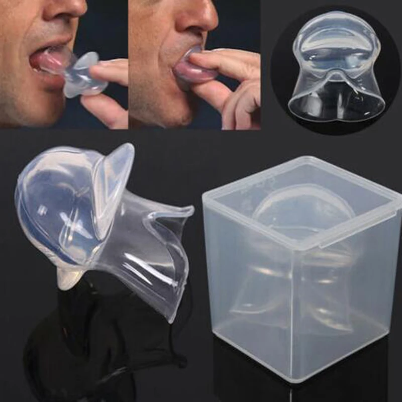 

Tongue Anti Snoring Device Medical Silicone Anti Snore Device Apnea Aid Snore Stopper Tongue Retainer Stop Snore 2021 New