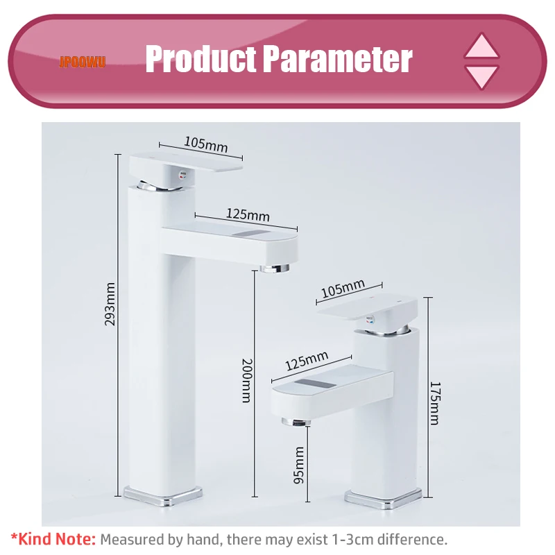 Белый цифровой светодиодный кран для ванной комнаты настенный умывальника с