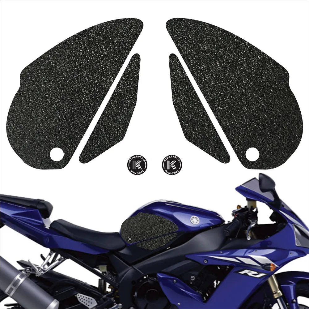 

Motorcycle fuel tank pad tank grip protection Non-slip stickers knee grip side applique for YAMAHA YZF-R1 r1 2002-2003