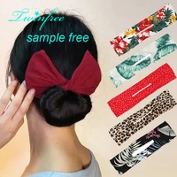 hair accessories creative hair braid cloth new fashion hairband women multi color printing deft bun