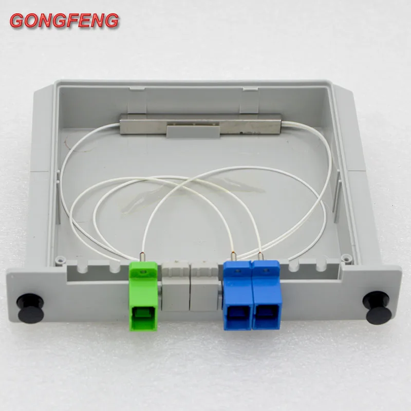 1 шт. Новый Лидер продаж PLC × 2 оптический волоконный сплиттер Тип вставки FTTH