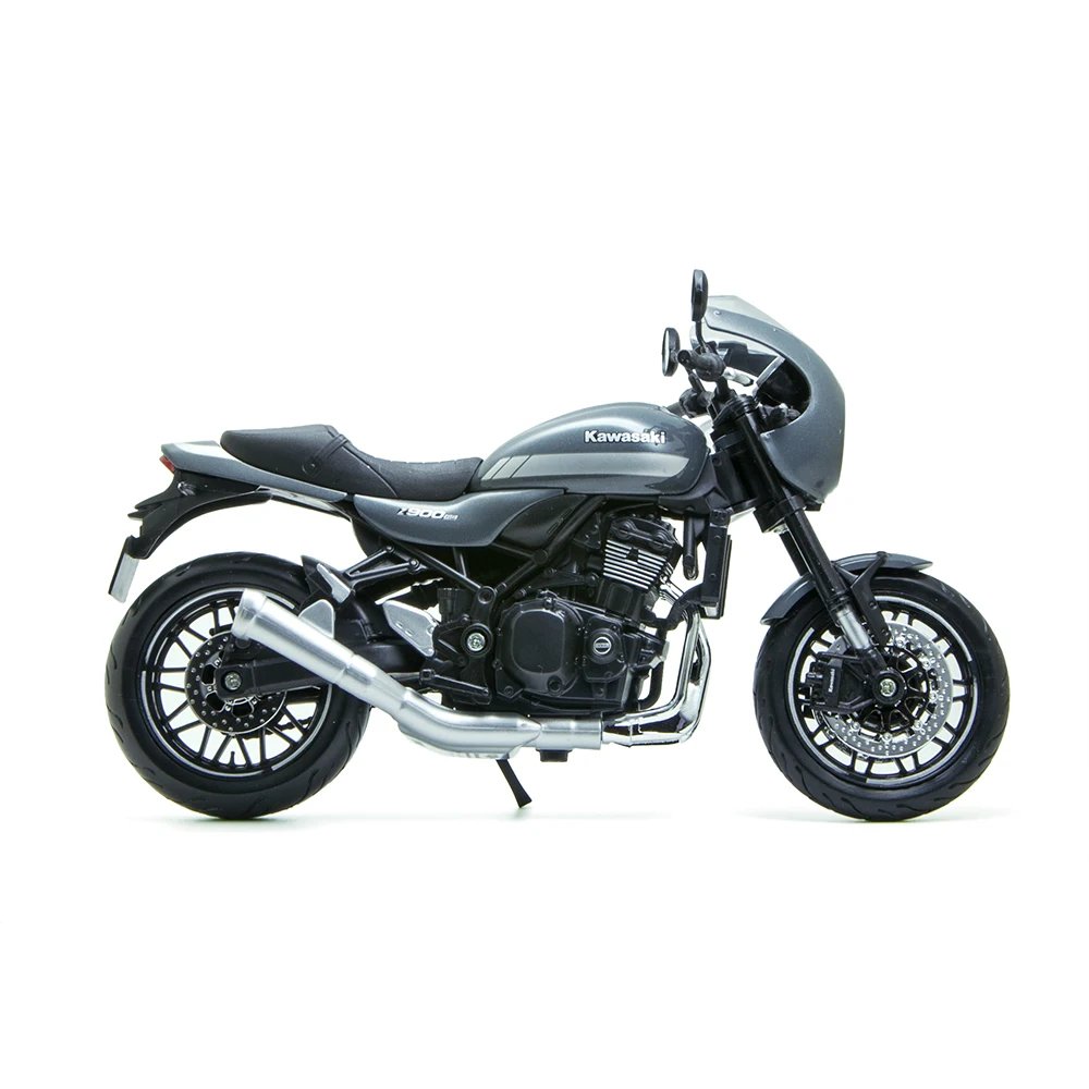 Maisto 1:12 Kawasaki Z900RS Cafe серая мотоциклетная литая металлическая велосипедная