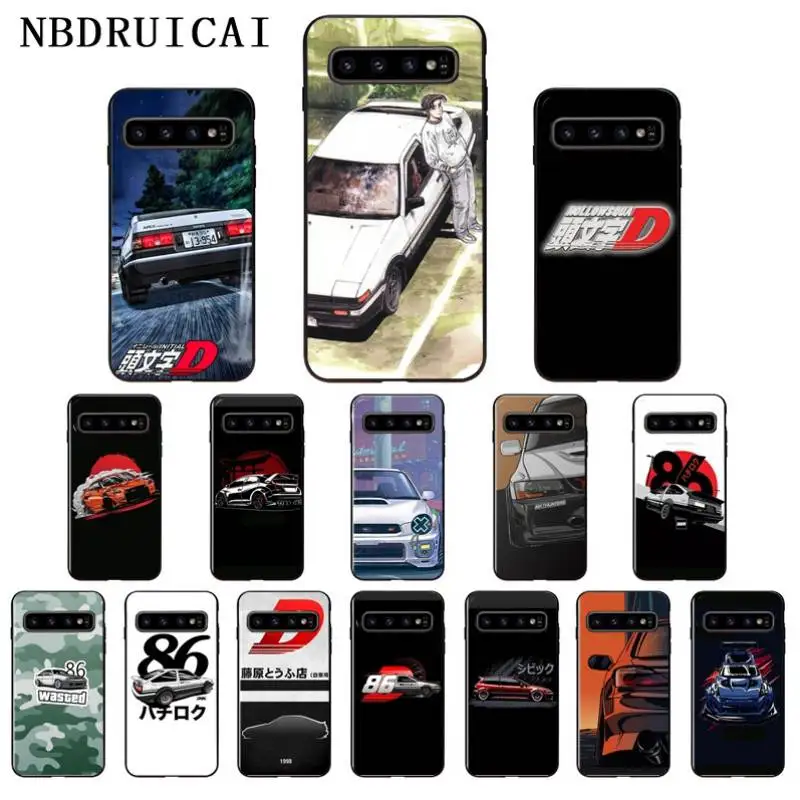 NBDRUICAI Initial D AE86 DIY чехол для телефона с рисунком Samsung S9 plus S5 S6 edge S7 S8 S10 E plus|Бамперы| |