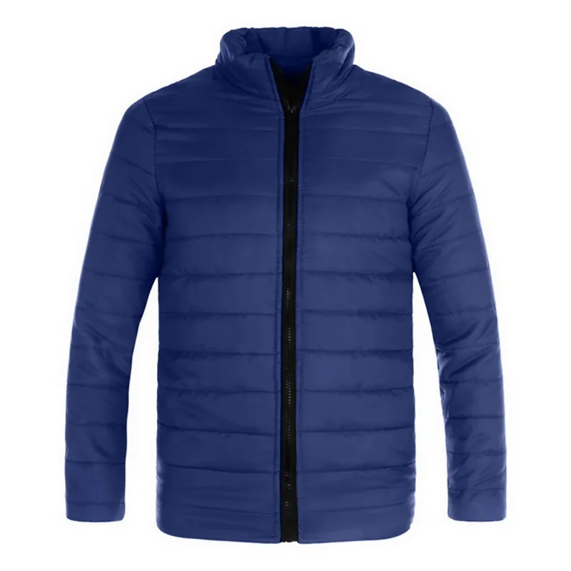 color 7 SFIT осенние куртки для мужчин модная мужская парка со стоячим воротником мужские плотные куртки и пальто мужские зимние парки M-5XL - Цвет: color 7