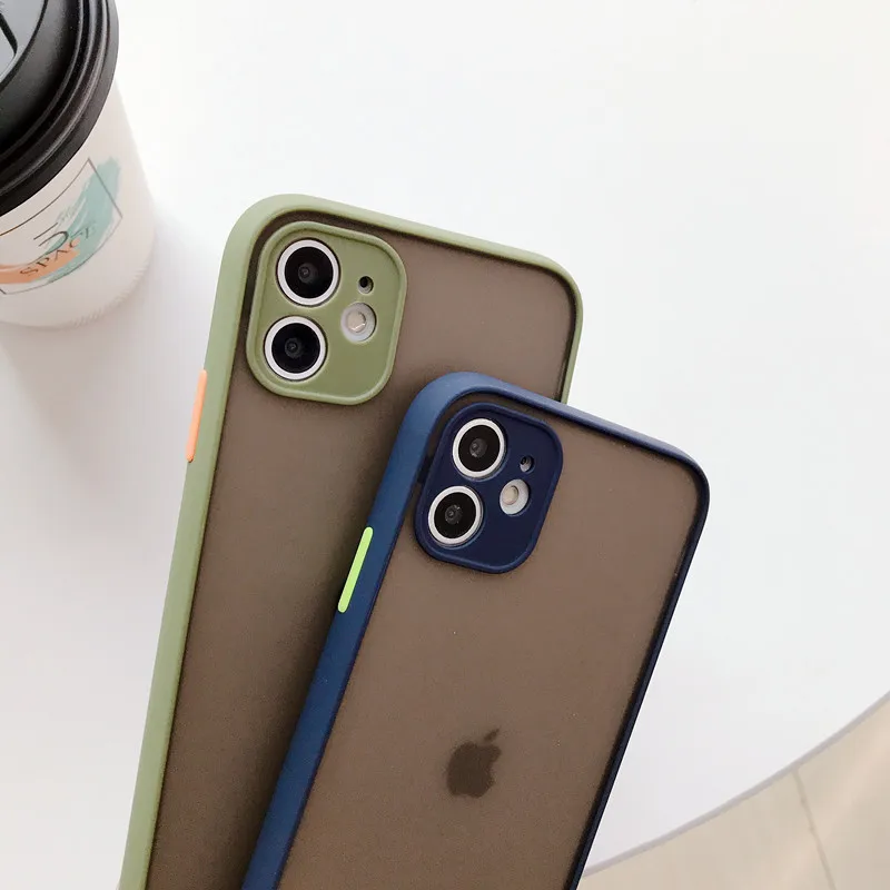 Матовый чехол для samsung Galaxy S20 Plus Ultra S10 S9 S8 Note 10 9 8 жесткий прозрачный из