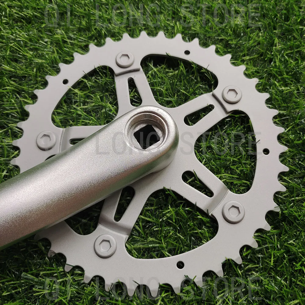 42T 175 мм фиксированные Шестерни шатун со звездочками для велосипеда складной