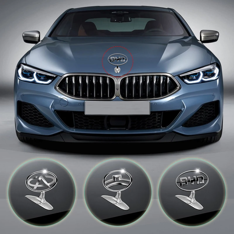 

1pcs Car Front Mark personality Metal Car logo Car accessories For Ford Mustang Explorer FIESTA Focus Kuga Fusion F-150 Goods