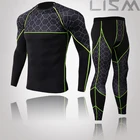 Мужское зимнее термобелье, кальсоны + леггинсы, длинные кальсоны Rashguard, зимнее мужское компрессионное термобелье, одежда