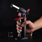 Турбо-зажигалка для кухни, барбекю, выпечки, уличный распылитель, фонарь, газовая струя, ветрозащитная, стандартная Бутановая, большая, огнеупорная, сварочная, металлическая