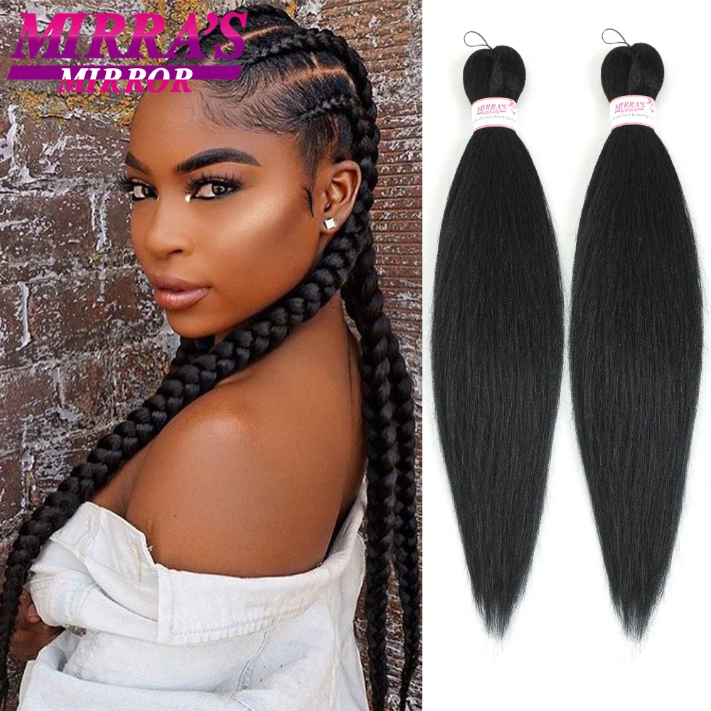 Предварительно растянутые синтетические волосы для плетения кос Омбре 12/16/20/26/30