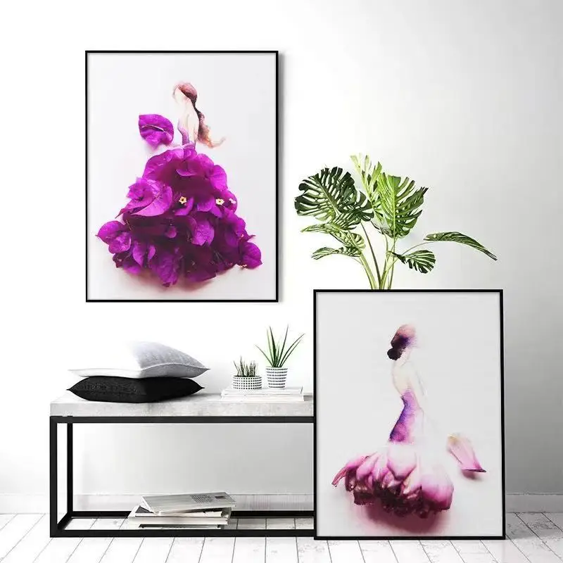 Современная минималистская атмосфера красивое искусство маленькая свежая