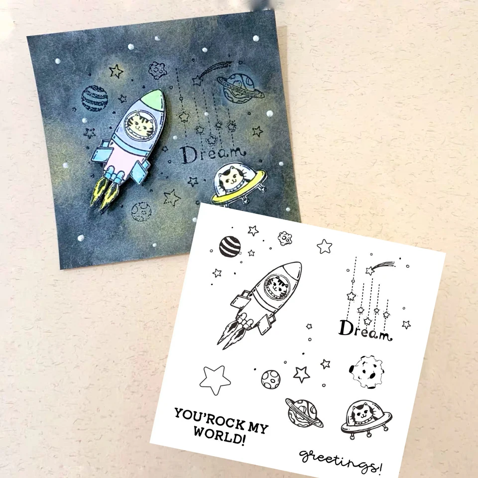 11*11 Фея Рокки мечта прозрачный силиконовый штамп печать для DIY Скрапбукинг фото