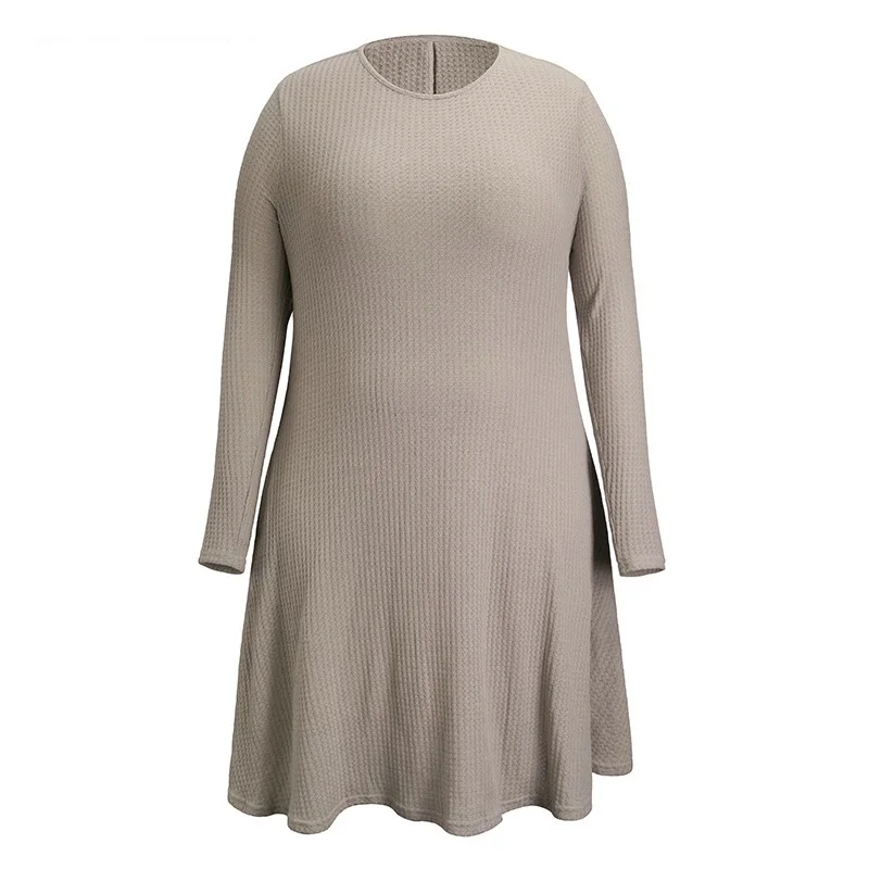 Новое винтажное элегантное женское платье осень зима с длинным рукавом