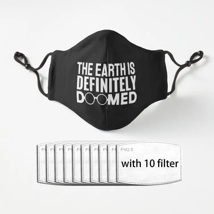 Земля безусловно обреченный маска многоразовые Респиратор маски для лица Модные