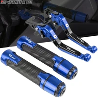 motorcycle tracer 700 cnc brake clutch levers handlebar knobs handle hand grip for yamaha tracer700 tracer 700gt 2018 2019 2020