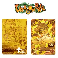 anime dragon ball son goku superhero gold card dbh limited game collection card child toy birthday christmas gift