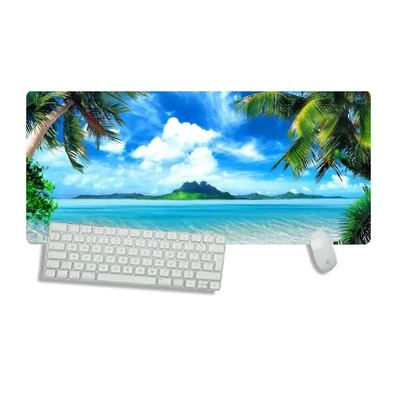

beach gamer play mats Mousepad Desk Table Protect Game Office Work Mouse Mat pad Non-slip Laptop Cushion
