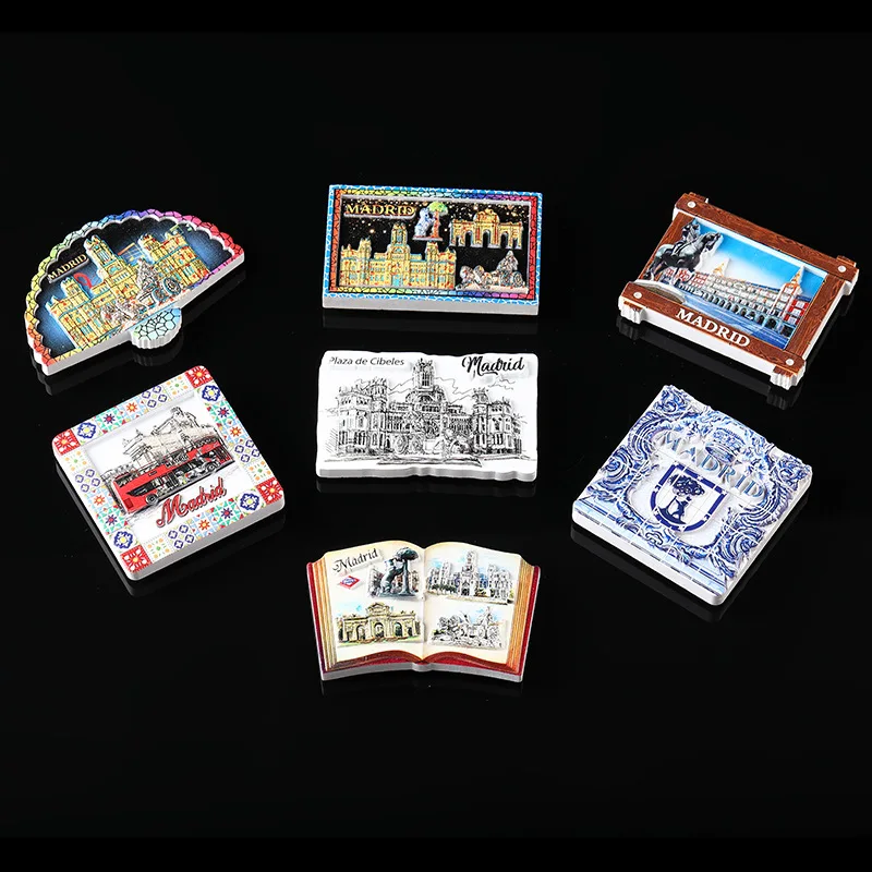 Магнитное украшение для холодильника 3d архитектура рефрижератор из смолы