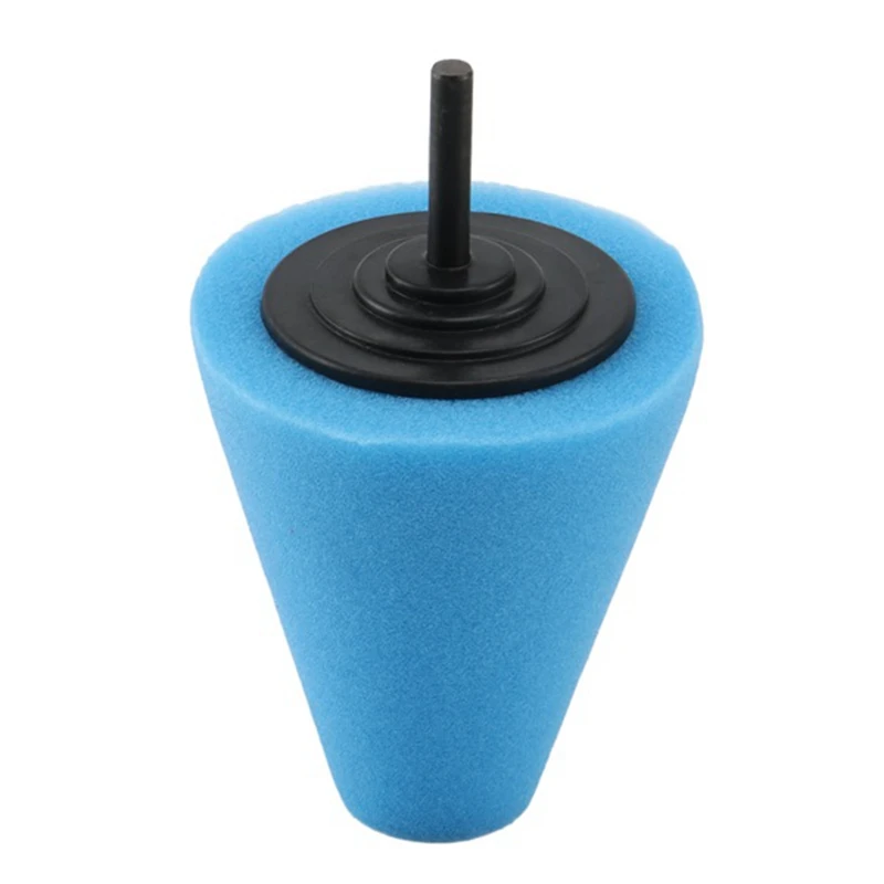 

Novel-6Pcs Cone Sponge Pads Set with Ball Hub Polishing Wheel Buffing Car Beauty Waxing Car Polishing Buffer Waxing Tool Kit
