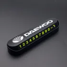 Стайлинг автомобиля телефон номерной знак остановка для Daewoo логотип Winstom ESO Nexia Matiz Lanos