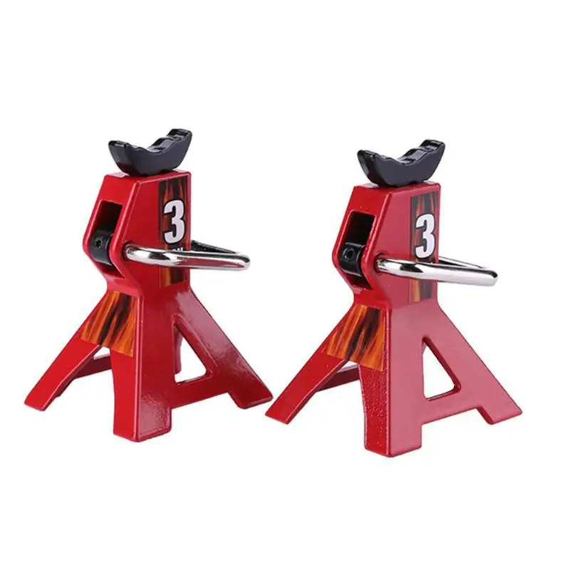 Kuulee 1/10 RC Cars Metal Jack Stands Repairing Tool Crawler Climbing Car Repair Tools Diecasts Vehicles Model Parts Accessery | Игрушки и