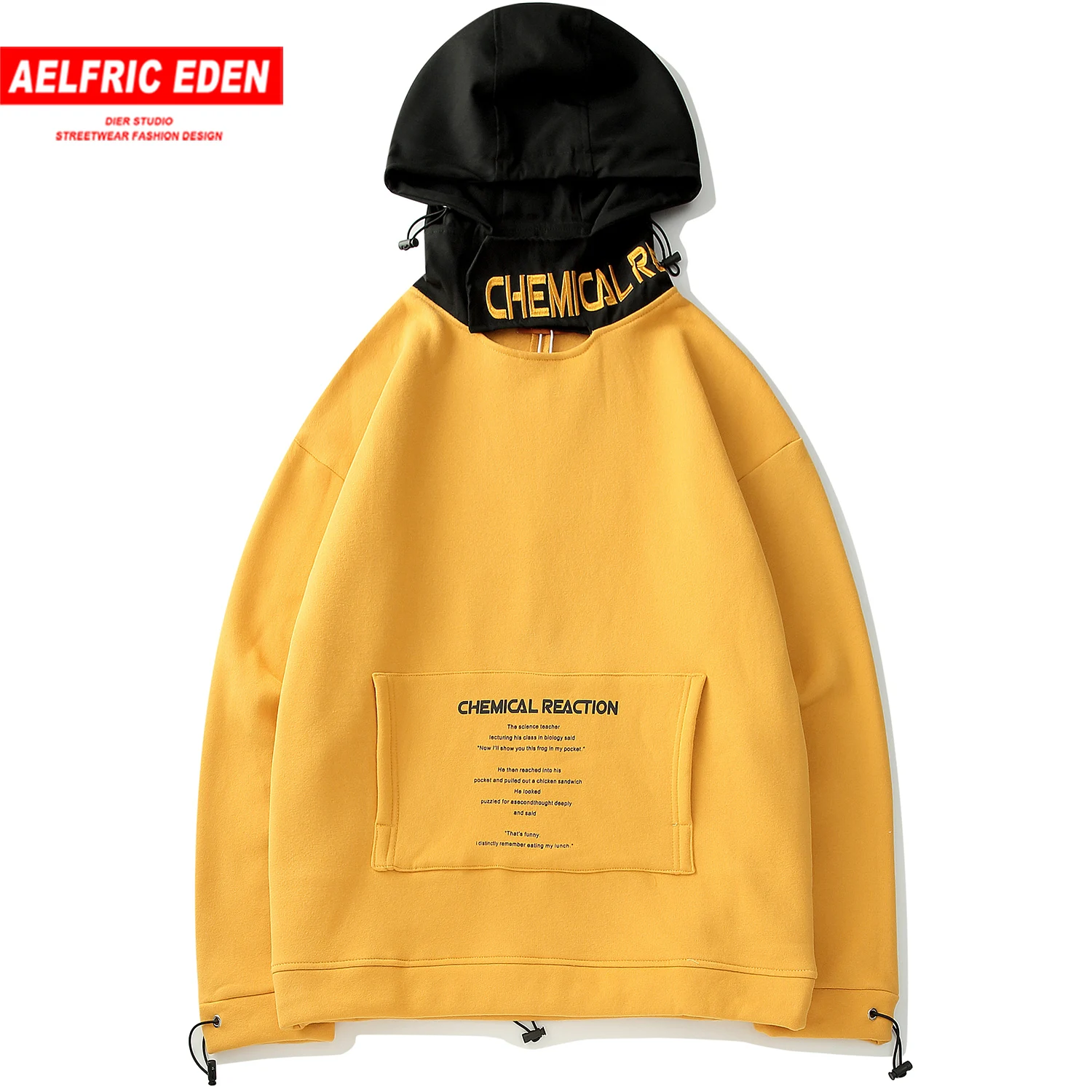 Aelfric Eden хип хоп цветные с буквенным принтом мужские толстовки капюшоном 2019 Harajuku