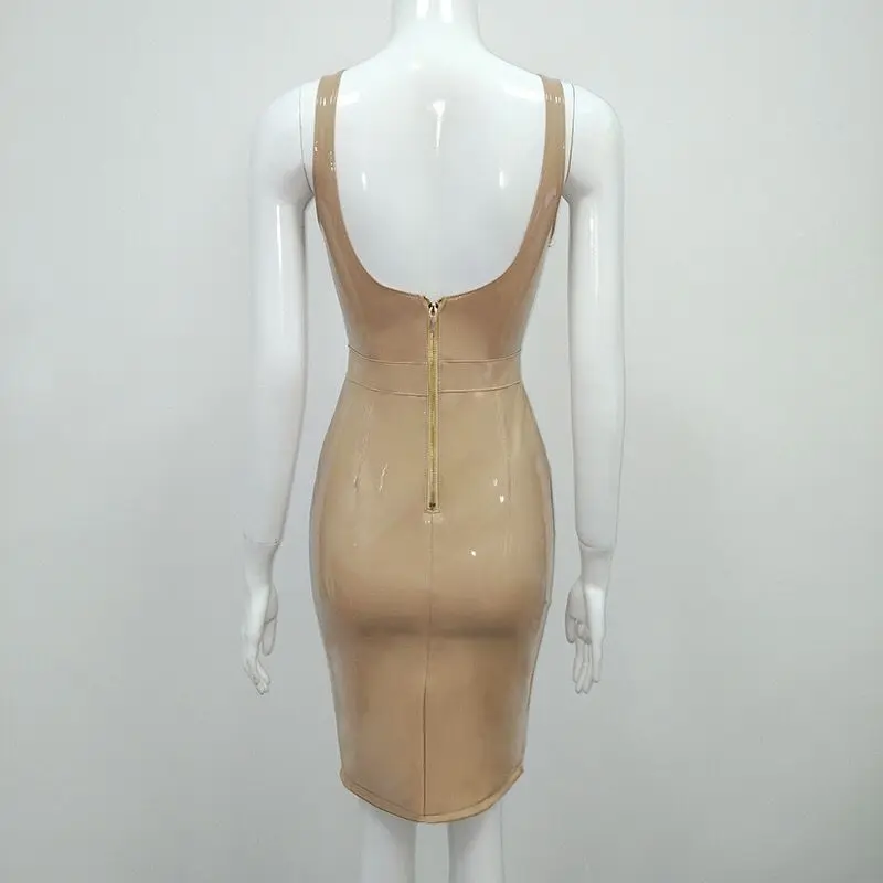 2017 Горячая распродажа! Модное платье с глубоким v образным вырезом из