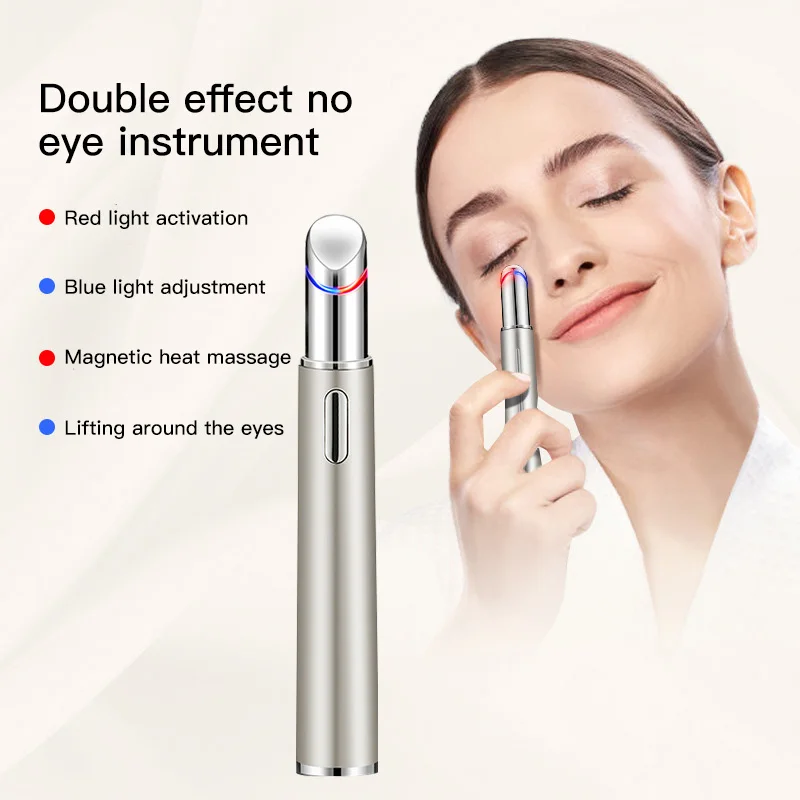 値段 ミニ電気振動アイマッサージャー目美容アンチエイジングしわダークサークル除去若返り美容ポータブルペン