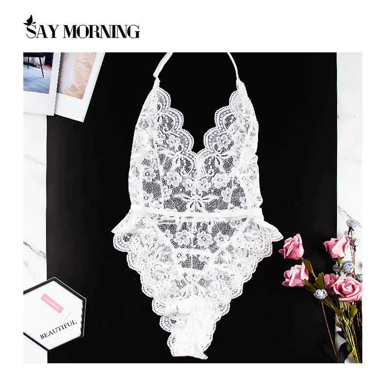 Женское Кружевное боди SAY MORNING удобное дышащее сексуальное нижнее белье высокого