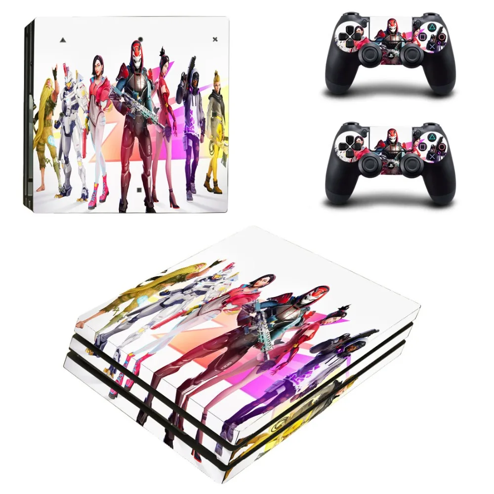 PS4 Pro наклейка на кожу виниловая для sony Playstation 4 консоль и 2 контроллера PS4 Pro наклейка на кожу
