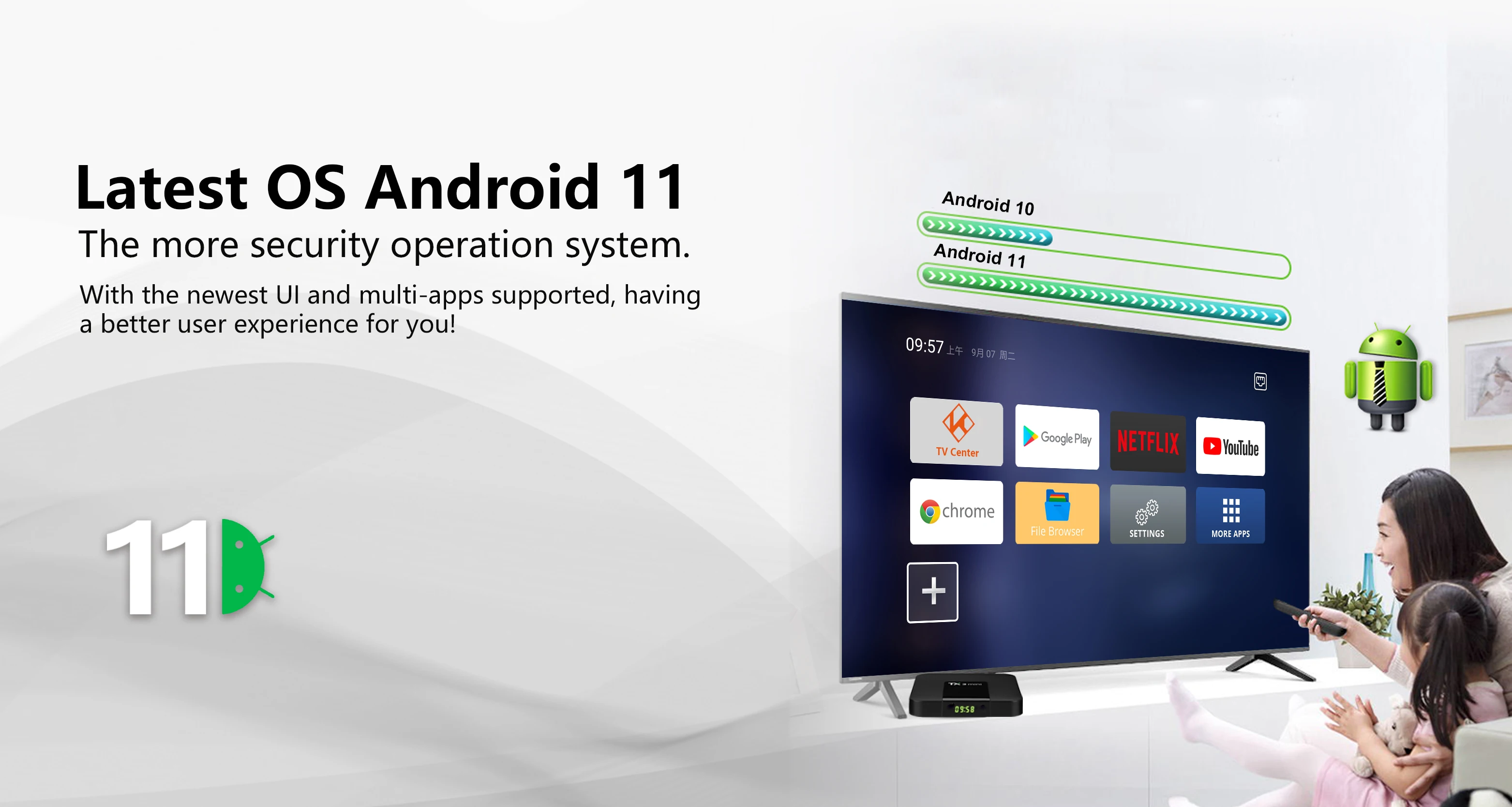 ТВ-приставка TANIX TX3 MINI PLUS Android 11 Amlogic S905W2 AV1 2 4 ГГц/стандартный Wi-Fi 4K BT поддержка Netflix