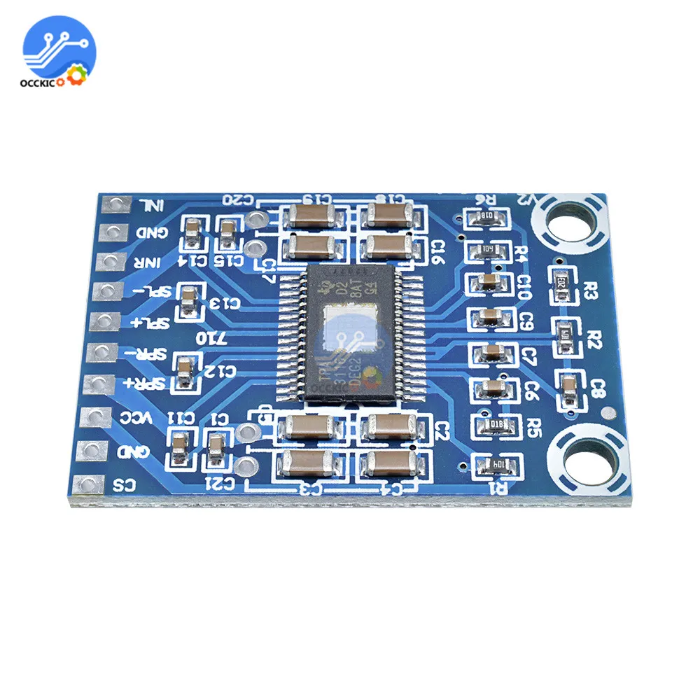 XH M562 TPA3116D2 плата аудиоусилителя DC 12 24 В 2x50 Вт Класс D стерео усилитель звука