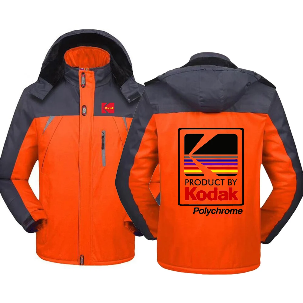 2022 мужские японские пальто Kodak с капюшоном верхняя одежда ветровка элегантная
