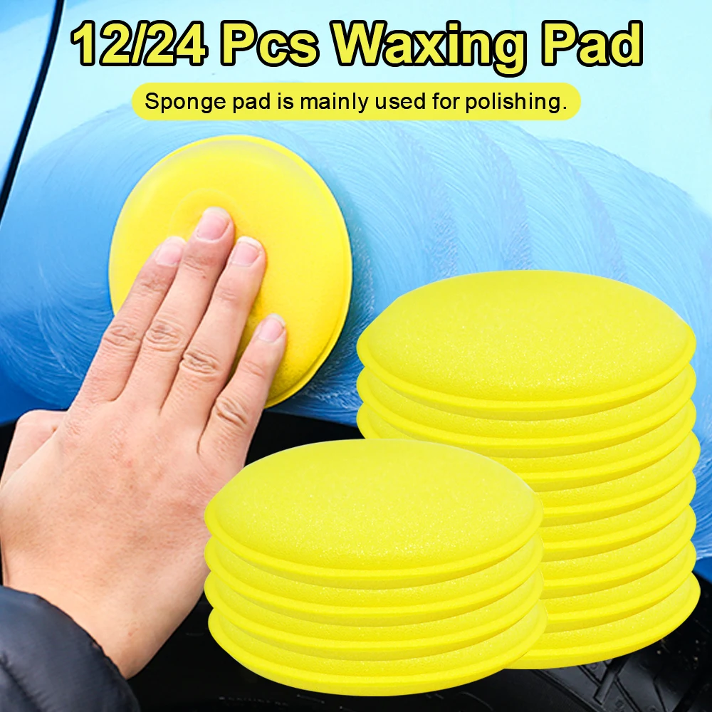 Автомобильная губка восковой аппликатор очищающие прокладки для детейлинга