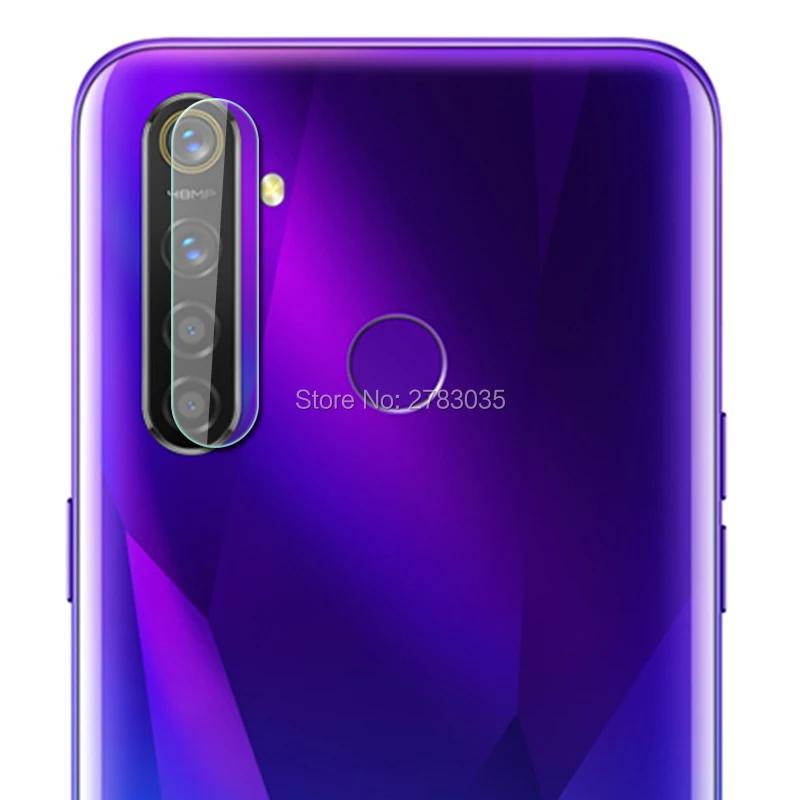 Для OPPO Realme 5/5 Pro/Q прозрачная ультра тонкая задняя крышка для объектива камеры Защитная пленка для задней камеры крышка объектива из закаленного стекла
