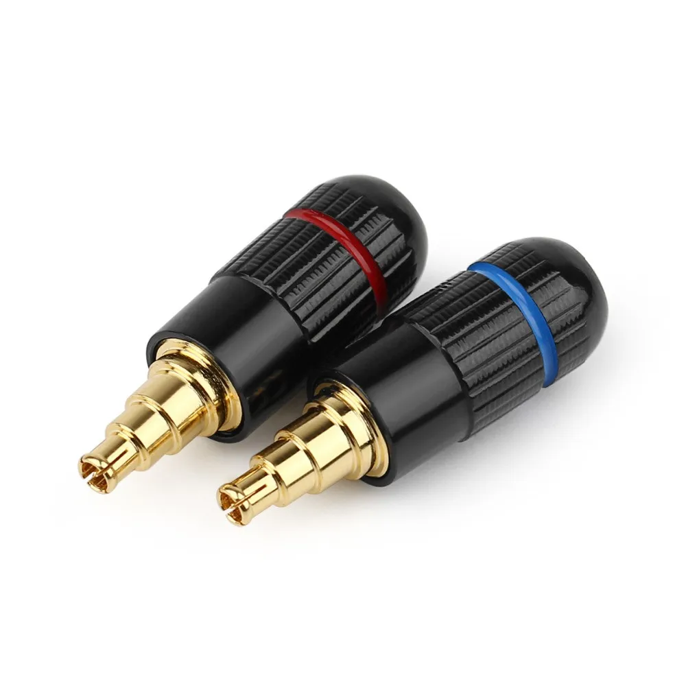 2 пары для наушников IE40 Pro HiFi штекер сделай сам алюминиевый сплав припой кабель