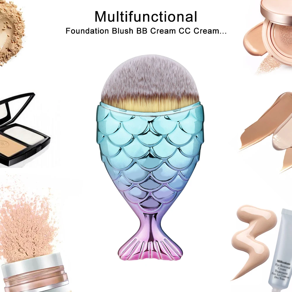 Бренд Miss Gorgeous 1 шт. Кисть для макияжа в форме рыбы косметические кисти основы