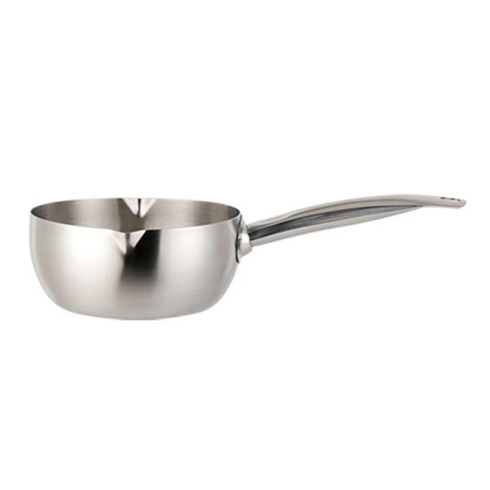 

Quality Material Soup Pot Saucepan Durable Milk Pan Stainless Steel Food Pot Flat Bottom Non-stick Home Cookware Kitchen Tool