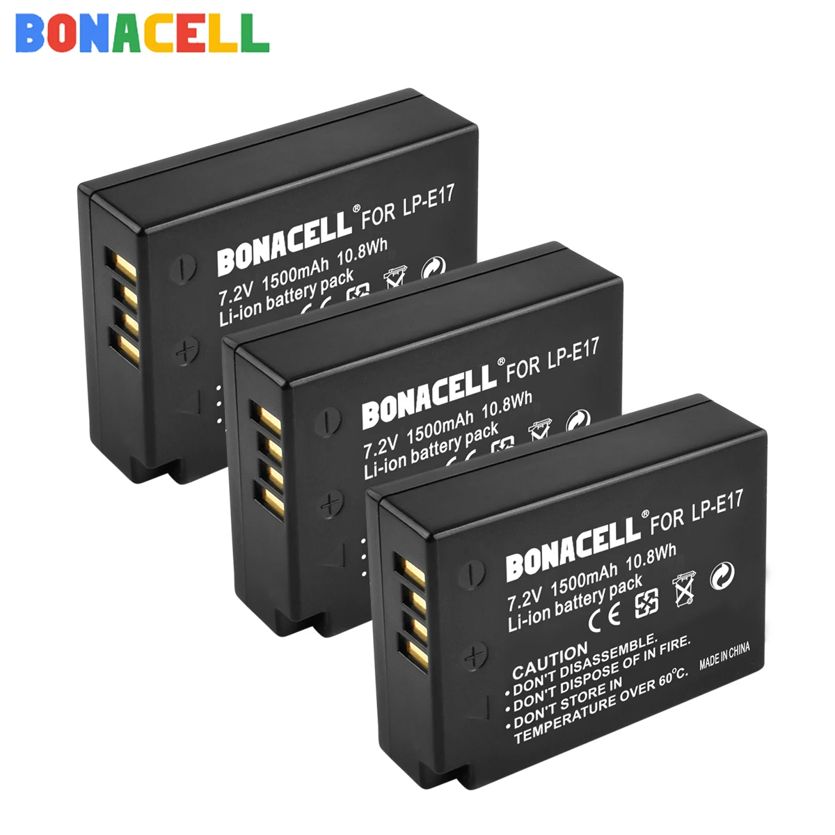 Литий-ионный аккумулятор Bonacell для Canon 7,2 В, 1500 мАч, с заменой зарядного устройства CanonEOS 200D M3 M6 750D 760D T6i T6s (art.: 3a38396ee77) - 3a38396ee77