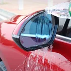 2 шт. автомобиля зеркало заднего вида зеркальная защитная пленка анти-туман оконные прозрачные непромокаемые зеркало заднего вида защитная с обмоткой эластичной пленкой, авто аксессуары
