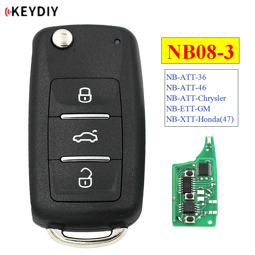 KEYDIY 3 Button Multi-functional Remote Control NB08 NB Series Universal for all KD MINI KD900 URG200 KD-X2 functions in one | Автомобили