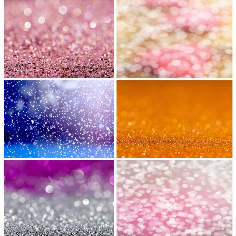 

SHUOZHIKE Glitter Star Polka Dot Light Bokeh Photography Background Props Wedding Birthday Party Baby Photo Backdrop TGL-04